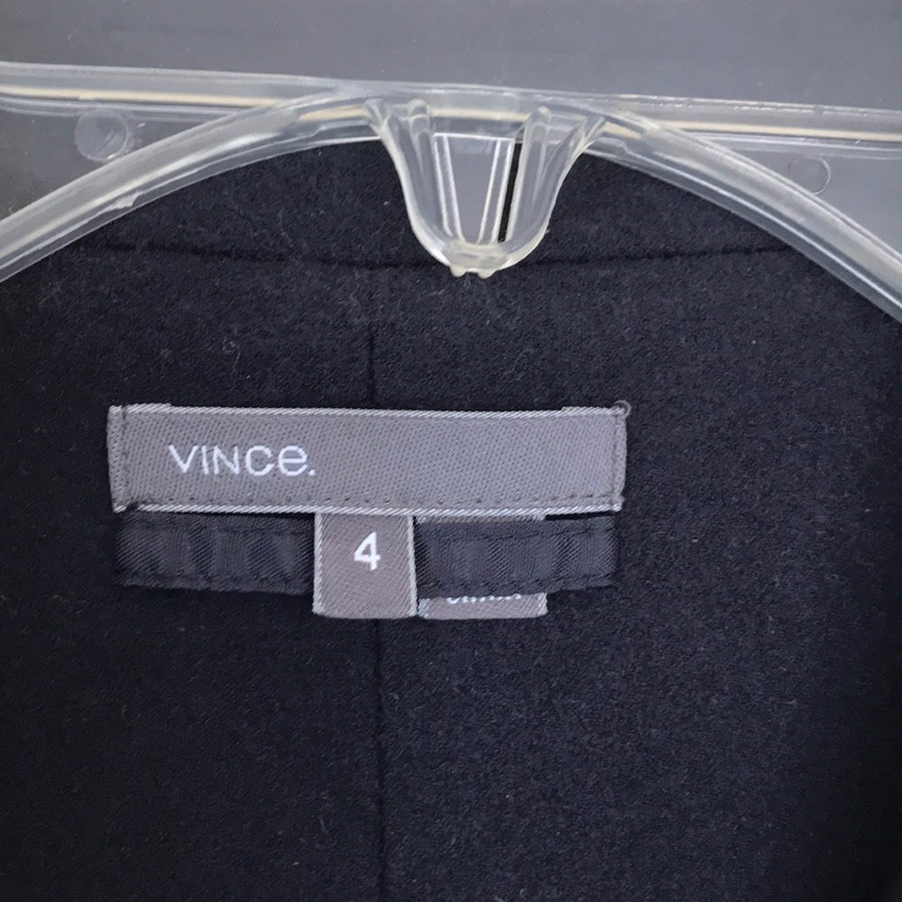 ViNCE blazer in navy blue flannel. Size 4 - Picture 6 of 8